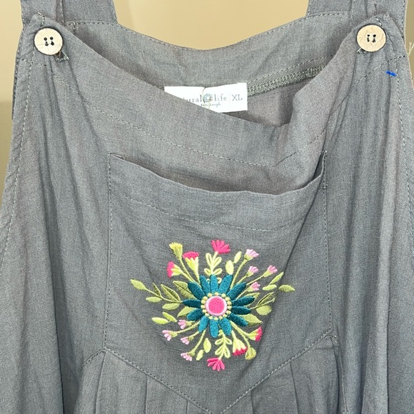 NWT Natural Life Carrington Jumpsuit women's XL mushroom - Picture 4 of 5